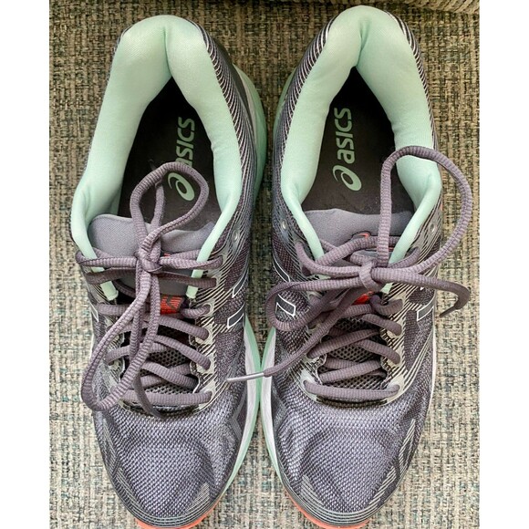 Women's Asics GEL-Flux 3 Running Shoes - Titanium/White/Enamel Blue - Size 9 D - Picture 6 of 11